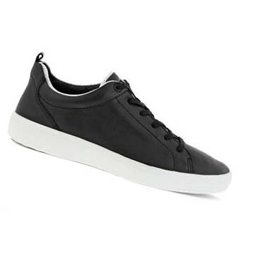 Baskets Ecco Soft 7 Craze Homme Noir Blanche | FR 631YXF